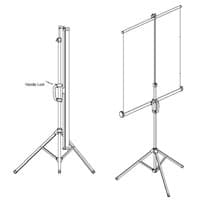Tripod Projection Screen Structure